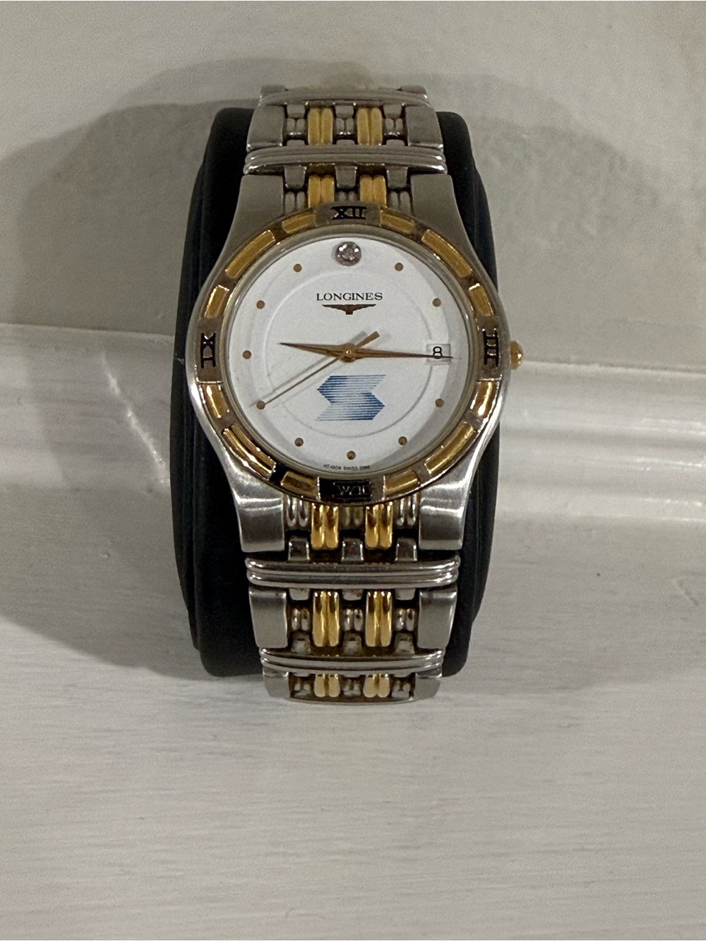 Longines Two-Tone Stainless Steel & Gold Accents Men’s Watch White Dial